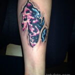 Фото тату про космос 20.07.2021 №293 - space tattoo - tatufoto.com