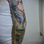 Фото тату про космос 20.07.2021 №308 - space tattoo - tatufoto.com
