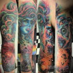 Фото тату про космос 20.07.2021 №322 - space tattoo - tatufoto.com