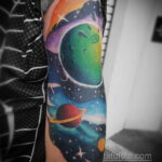 Фото тату про космос 20.07.2021 №326 - space tattoo - tatufoto.com