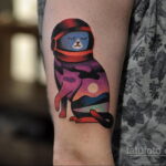 Фото тату про космос 20.07.2021 №339 - space tattoo - tatufoto.com