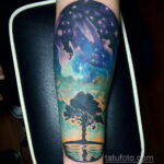 Фото тату про космос 20.07.2021 №365 - space tattoo - tatufoto.com