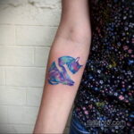 Фото тату про космос 20.07.2021 №379 - space tattoo - tatufoto.com