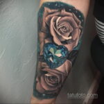 Фото тату про космос 20.07.2021 №387 - space tattoo - tatufoto.com