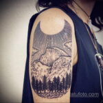 Фото тату про космос 20.07.2021 №402 - space tattoo - tatufoto.com
