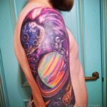 Фото тату про космос 20.07.2021 №411 - space tattoo - tatufoto.com