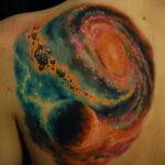 Фото тату про космос 20.07.2021 №418 - space tattoo - tatufoto.com