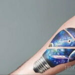 Фото тату про космос 20.07.2021 №428 - space tattoo - tatufoto.com