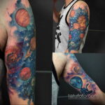 Фото тату про космос 20.07.2021 №432 - space tattoo - tatufoto.com