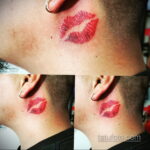 Фото тату с поцелуем 05.07.2021 №089 - tattoo kiss - tatufoto.com