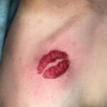 Фото тату с поцелуем 05.07.2021 №109 - tattoo kiss - tatufoto.com
