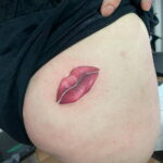 Фото тату с поцелуем 05.07.2021 №112 - tattoo kiss - tatufoto.com