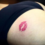 Фото тату с поцелуем 05.07.2021 №147 - tattoo kiss - tatufoto.com