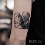 Фото тату с поцелуем 05.07.2021 №154 - tattoo kiss - tatufoto.com