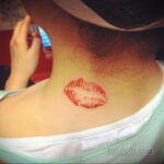 Фото тату с поцелуем 05.07.2021 №208 - tattoo kiss - tatufoto.com