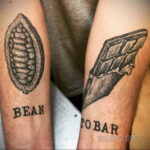 Фото тату с шоколадом 06.07.2021 №020 - tattoo chocolate - tatufoto.com