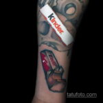Фото тату с шоколадом 06.07.2021 №042 - tattoo chocolate - tatufoto.com