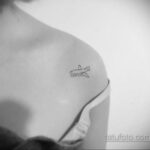 Фото тату самолет 06.07.2021 №001 - airplane tattoo - tatufoto.com