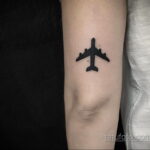 Фото тату самолет 06.07.2021 №127 - airplane tattoo - tatufoto.com
