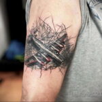 Фото тату самолет 06.07.2021 №128 - airplane tattoo - tatufoto.com