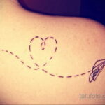 Фото тату самолет 06.07.2021 №131 - airplane tattoo - tatufoto.com
