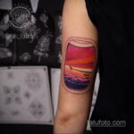 Фото тату самолет 06.07.2021 №137 - airplane tattoo - tatufoto.com