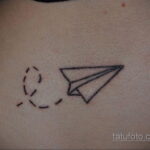 Фото тату самолет 06.07.2021 №149 - airplane tattoo - tatufoto.com