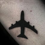 Фото тату самолет 06.07.2021 №156 - airplane tattoo - tatufoto.com