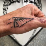 Фото тату самолет 06.07.2021 №164 - airplane tattoo - tatufoto.com