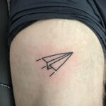 Фото тату самолет 06.07.2021 №166 - airplane tattoo - tatufoto.com