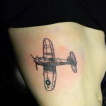Фото тату самолет 06.07.2021 №170 - airplane tattoo - tatufoto.com