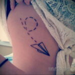 Фото тату самолет 06.07.2021 №176 - airplane tattoo - tatufoto.com