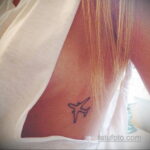 Фото тату самолет 06.07.2021 №192 - airplane tattoo - tatufoto.com