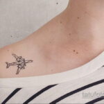 Фото тату самолет 06.07.2021 №194 - airplane tattoo - tatufoto.com