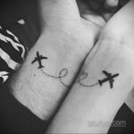 Фото тату самолет 06.07.2021 №199 - airplane tattoo - tatufoto.com