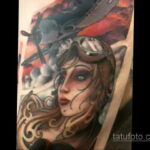Фото тату самолет 06.07.2021 №205 - airplane tattoo - tatufoto.com