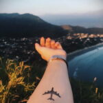 Фото тату самолет 06.07.2021 №208 - airplane tattoo - tatufoto.com