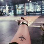 Фото тату самолет 06.07.2021 №211 - airplane tattoo - tatufoto.com