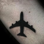 Фото тату самолет 06.07.2021 №237 - airplane tattoo - tatufoto.com