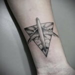 Фото тату самолет 06.07.2021 №249 - airplane tattoo - tatufoto.com