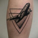 Фото тату самолет 06.07.2021 №254 - airplane tattoo - tatufoto.com