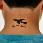 Фото тату самолет 06.07.2021 №256 - airplane tattoo - tatufoto.com