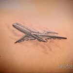 Фото тату самолет 06.07.2021 №264 - airplane tattoo - tatufoto.com
