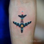 Фото тату самолет 06.07.2021 №267 - airplane tattoo - tatufoto.com