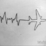 Фото тату самолет 06.07.2021 №269 - airplane tattoo - tatufoto.com