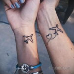 Фото тату самолет 06.07.2021 №270 - airplane tattoo - tatufoto.com