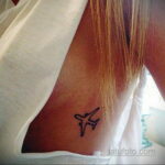 Фото тату самолет 06.07.2021 №271 - airplane tattoo - tatufoto.com