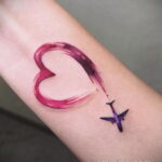 Фото тату самолет 06.07.2021 №276 - airplane tattoo - tatufoto.com