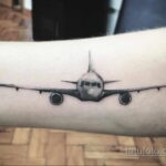 Фото тату самолет 06.07.2021 №286 - airplane tattoo - tatufoto.com