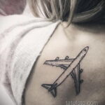 Фото тату самолет 06.07.2021 №290 - airplane tattoo - tatufoto.com